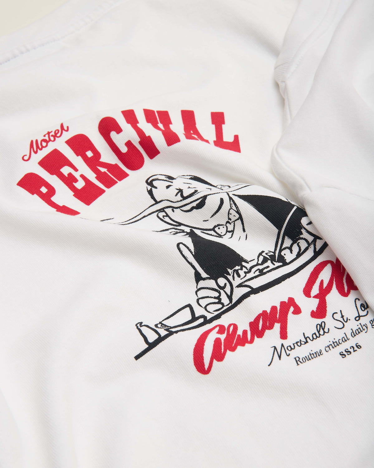 Men's Oversized T-Shirt: Gordon - Organic Cotton - White