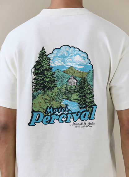 Men's Cream Oversized T Shirt - Arnold - Organic Cotton