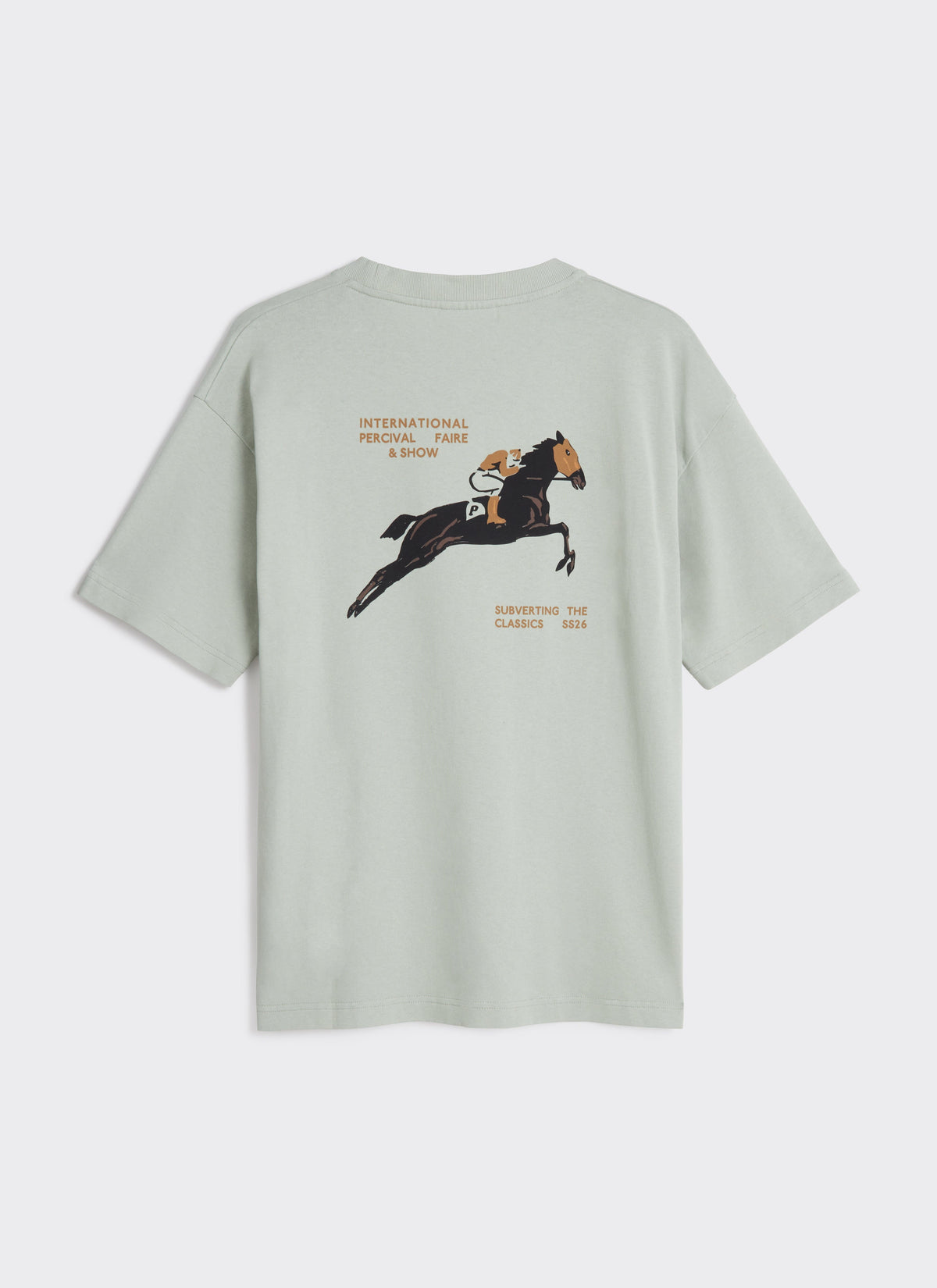 Men's Oversized T Shirt - Fair & Show - Cotton - Sage