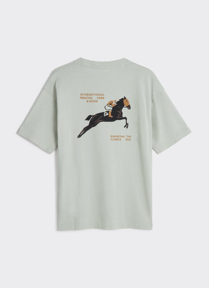 Men's Oversized T Shirt - Fair & Show - Cotton - Sage