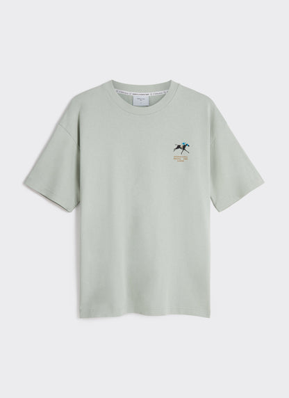 Men's Oversized T Shirt - Fair & Show - Cotton - Sage