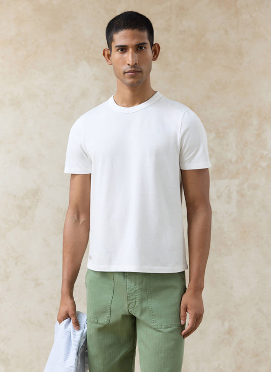Men's Slim Fit T-Shirt - Austin - Cotton - White