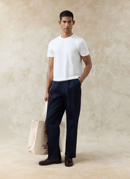 Men's Slim Fit T-Shirt - Austin - Cotton - White