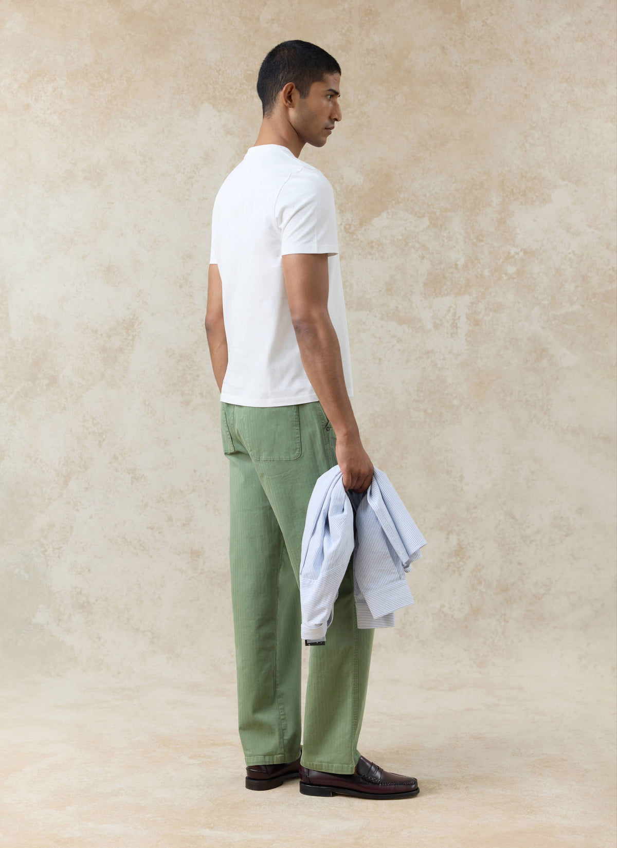Men's Slim Fit T-Shirt - Austin - Cotton - White