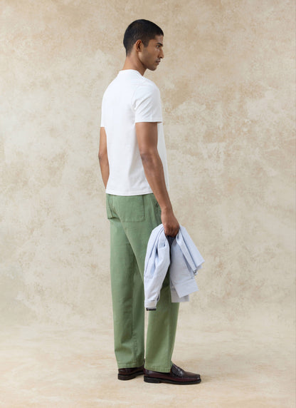 Men's Slim Fit T-Shirt - Austin - Cotton - White