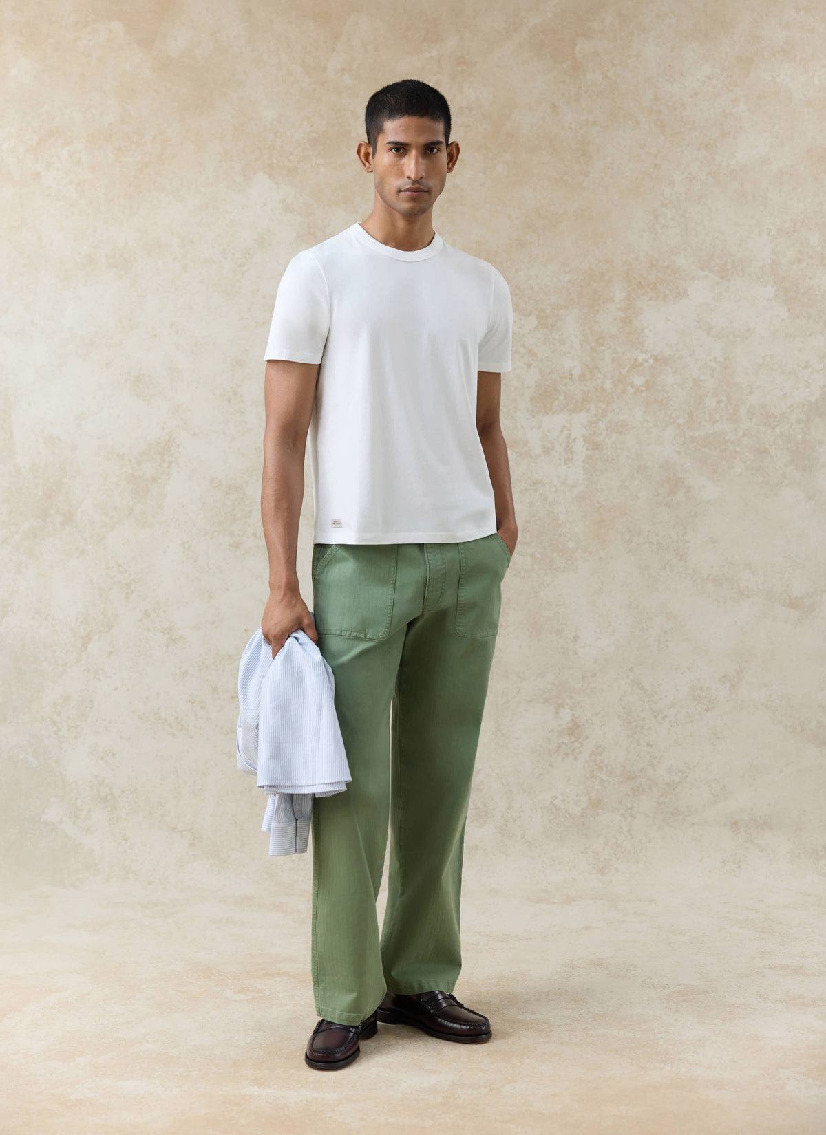 Men's Slim Fit T-Shirt - Austin - Cotton - White