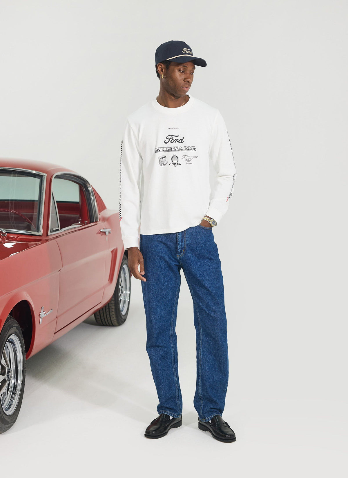 Long Sleeve T Shirt - Raceway '69 Mustang - Percival x Ford