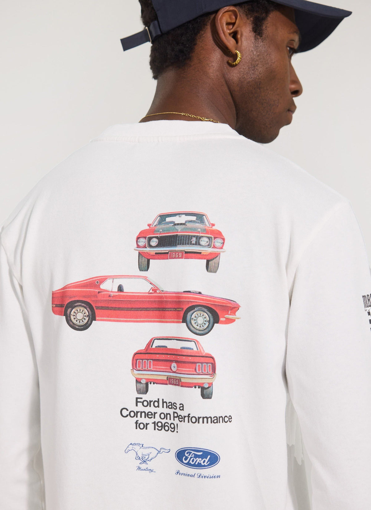 Long Sleeve T Shirt - Raceway '69 Mustang - Percival x Ford
