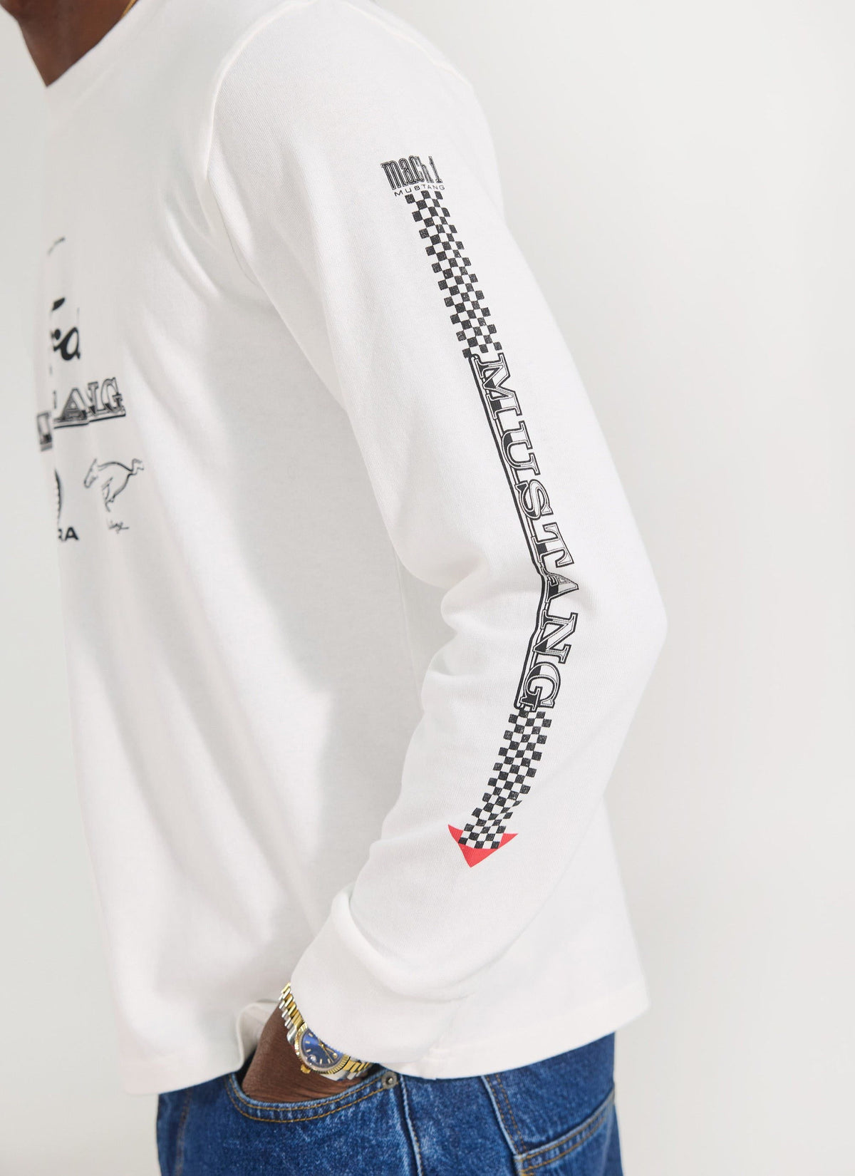 Long Sleeve T Shirt - Raceway '69 Mustang - Percival x Ford