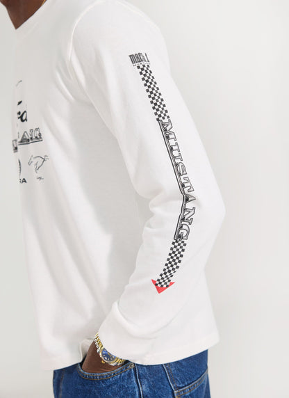 Long Sleeve T Shirt - Raceway '69 Mustang - Percival x Ford