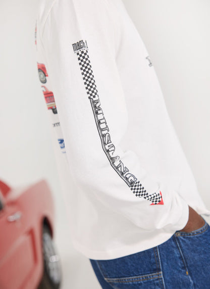 Long Sleeve T Shirt - Raceway '69 Mustang - Percival x Ford
