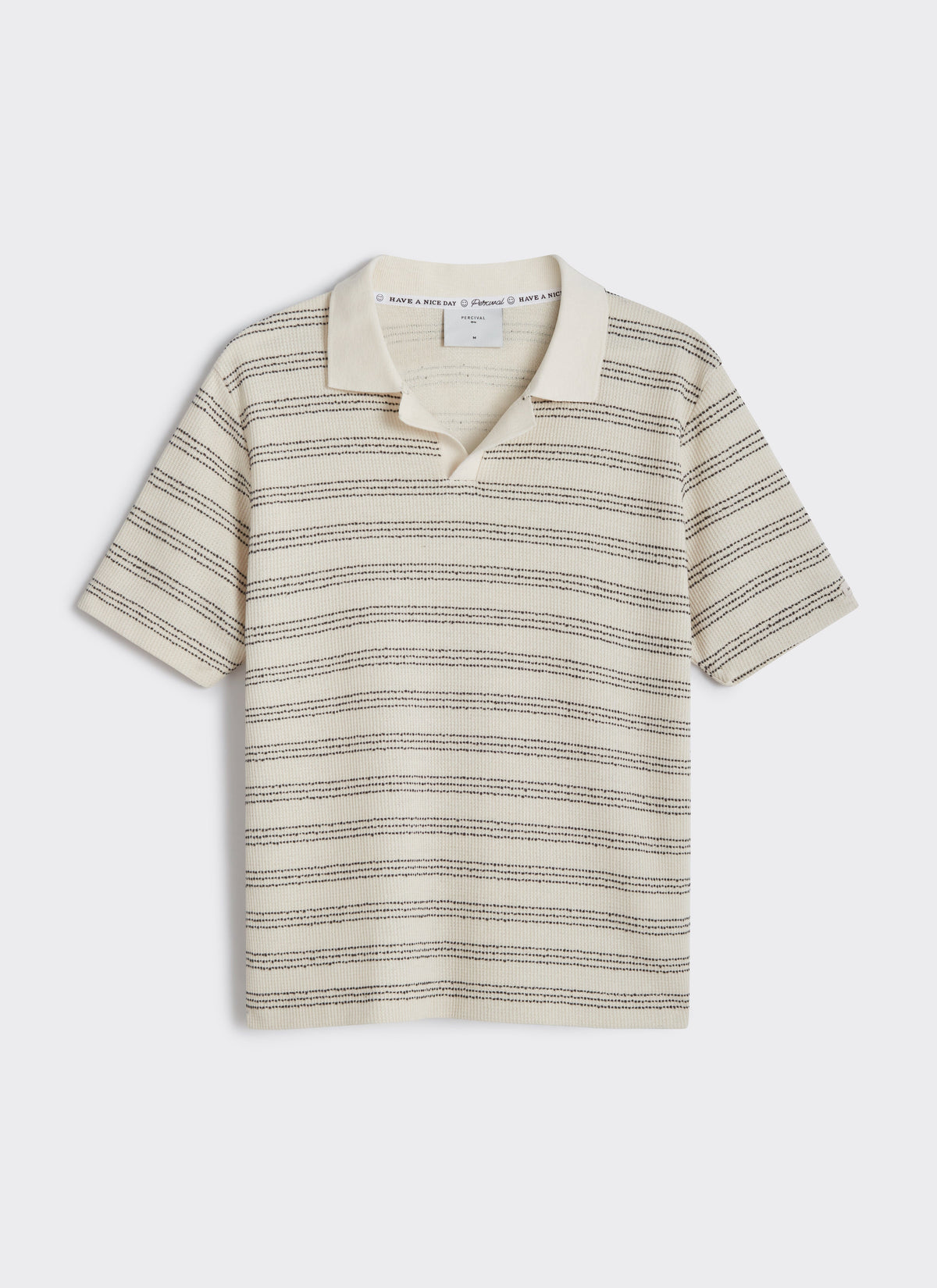 Men's Knitted Polo Shirt - Laurent - Cotton - Black
