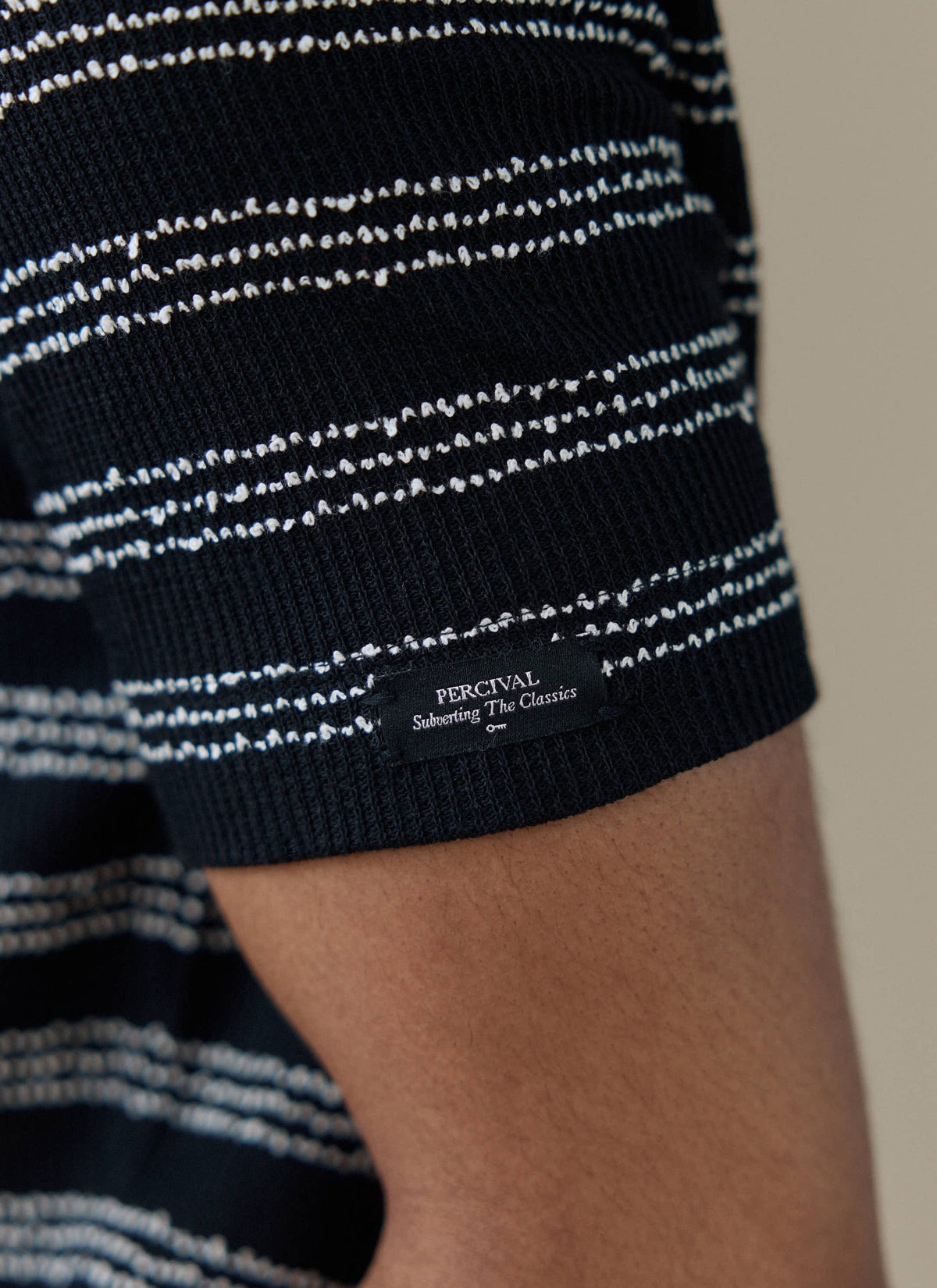 Men's Laurent Boxy Polo - Organic Cotton Blend - Black