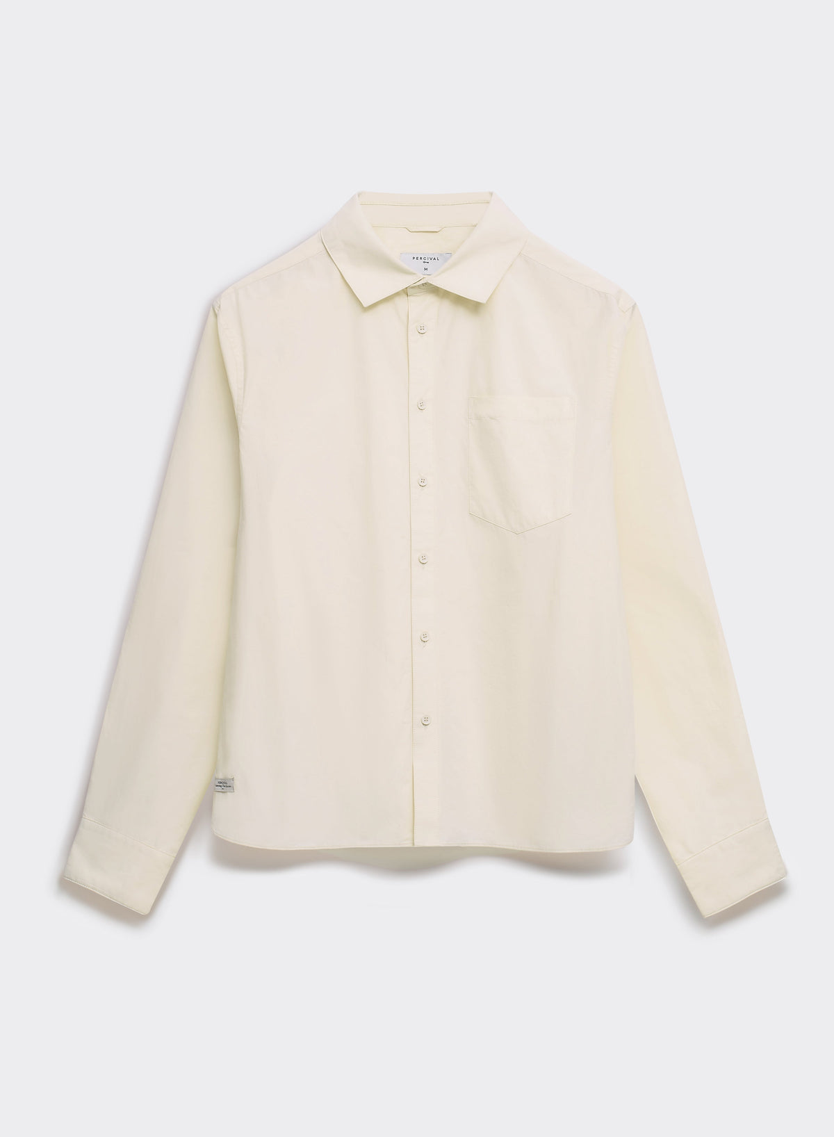 Men's Relaxed Fit Poplin Shirt: Dali - Cotton - Cream