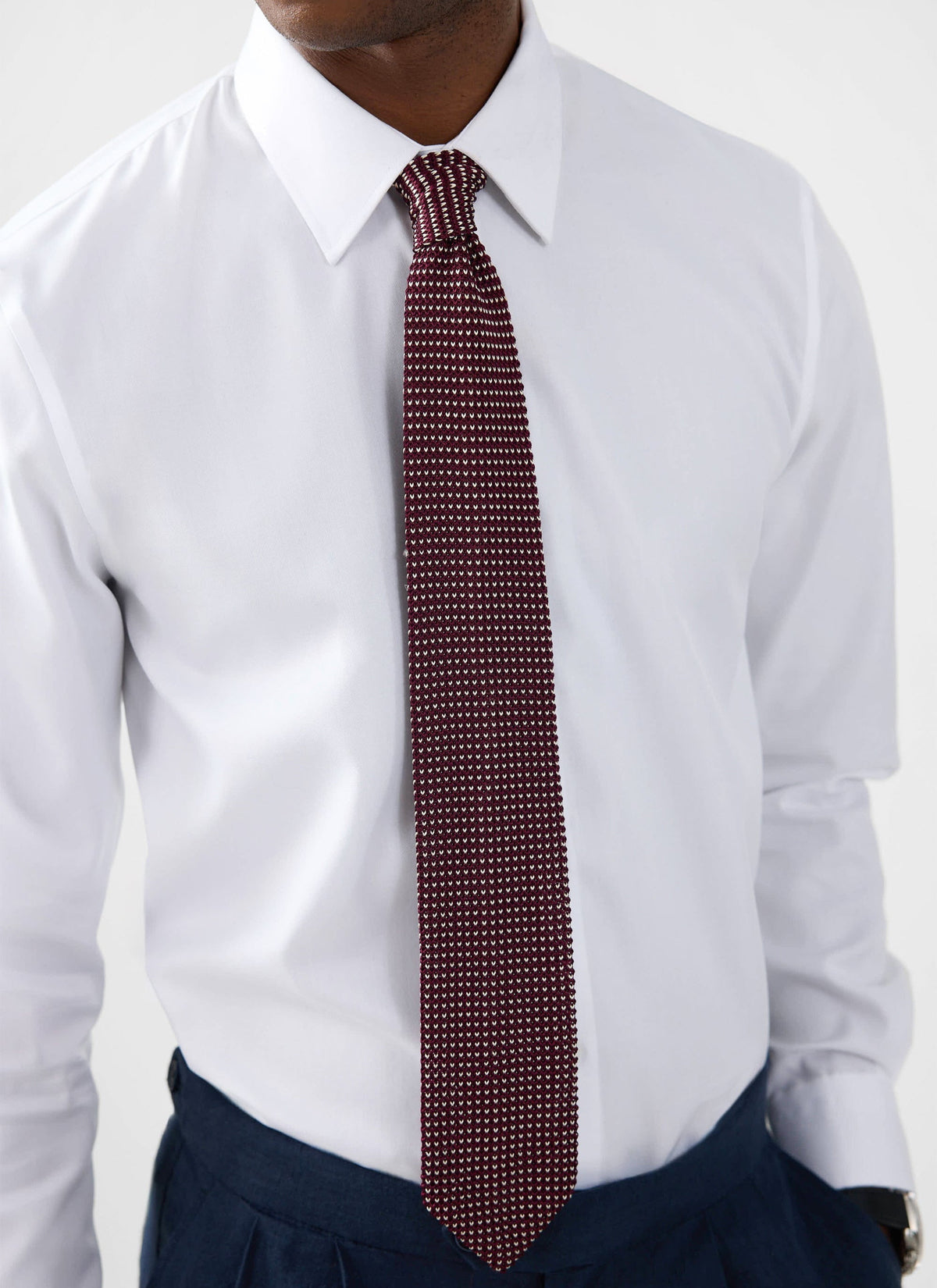 Formal Classic Shirt - Cotton Poplin - White