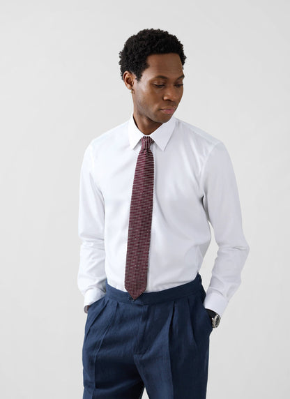 Formal Classic Shirt - Cotton Poplin - White