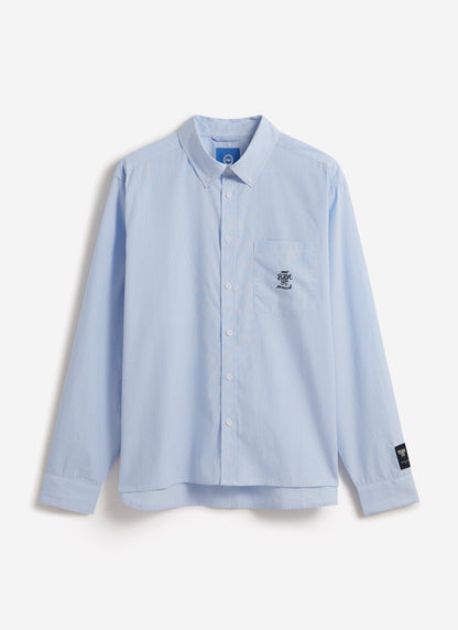 Men's Striped Pearce Long Sleeve Shirt - Percival x BHAFC - Blue