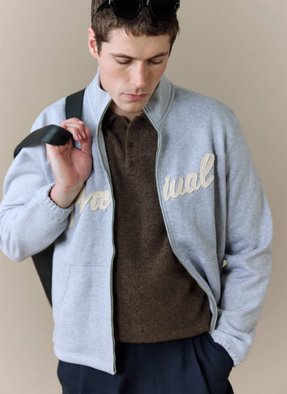 Men's Collins Knitted Polo Shirt - Brown - Yak & Wool