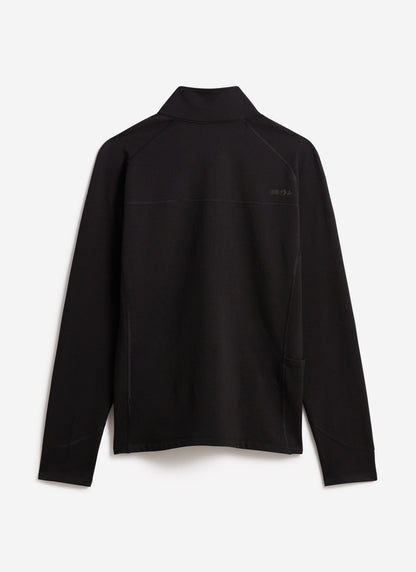 Men's PCVL Base Layer Quarter Zip Jacket - Black