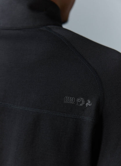Men's PCVL Base Layer Quarter Zip Jacket - Black