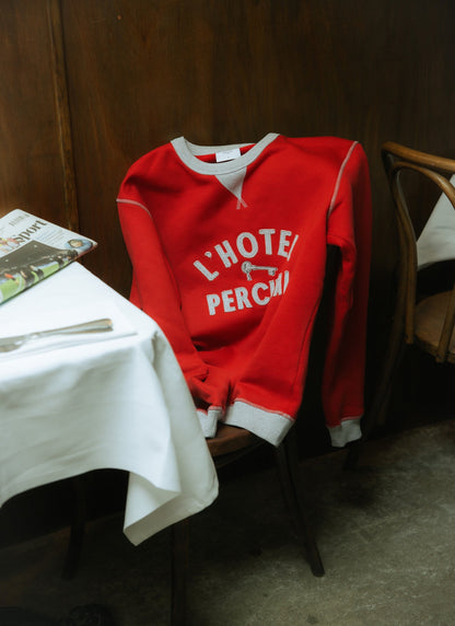 Men's Sweatshirt - Ronald - Organic Cotton - Red