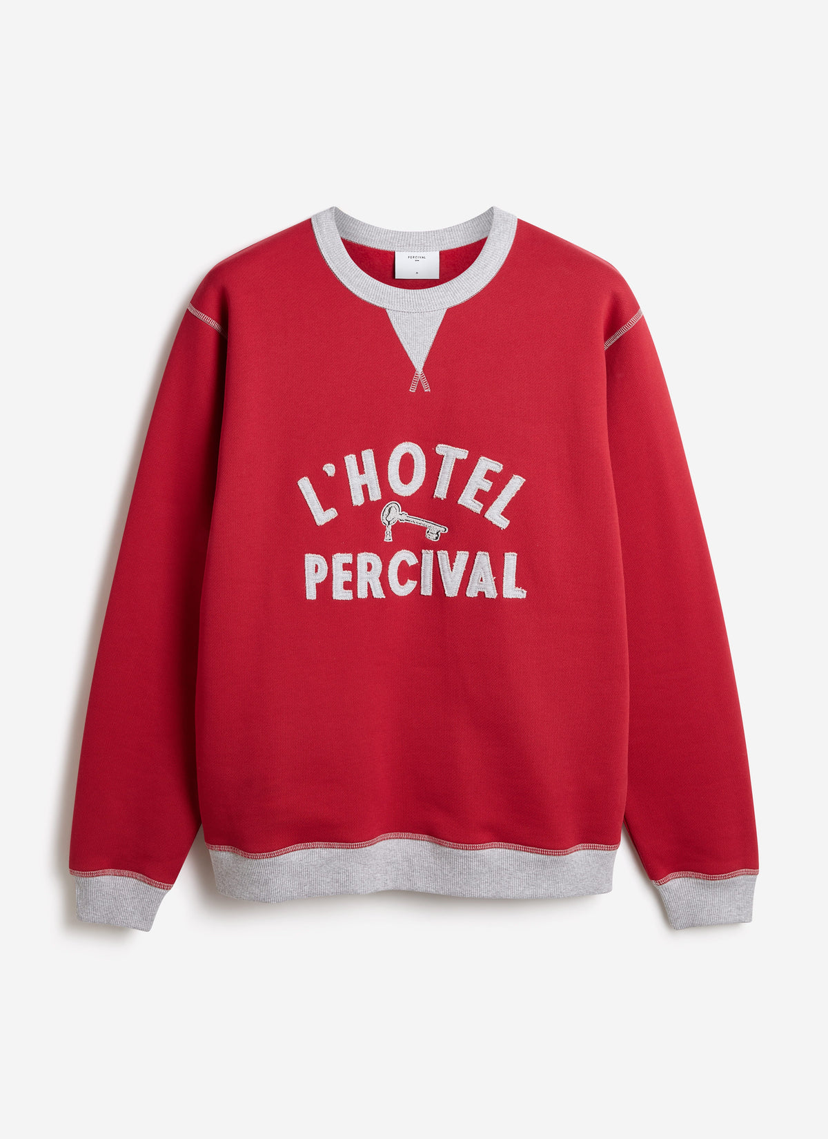 Men's Sweatshirt - Ronald - Organic Cotton - Red