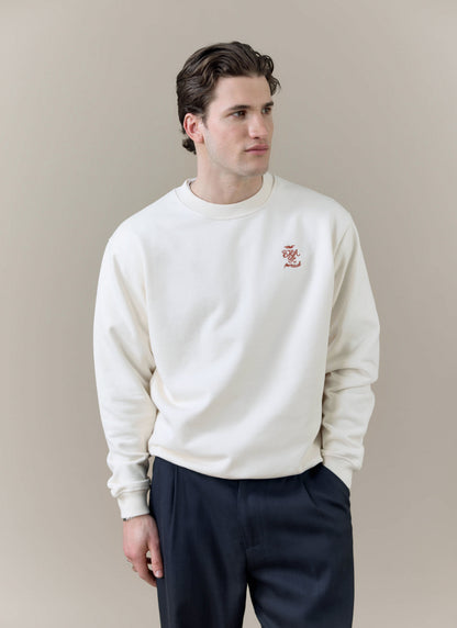 Men's Sweatshirt - Percival x Brighton & Hove Albion F.C. - Cream