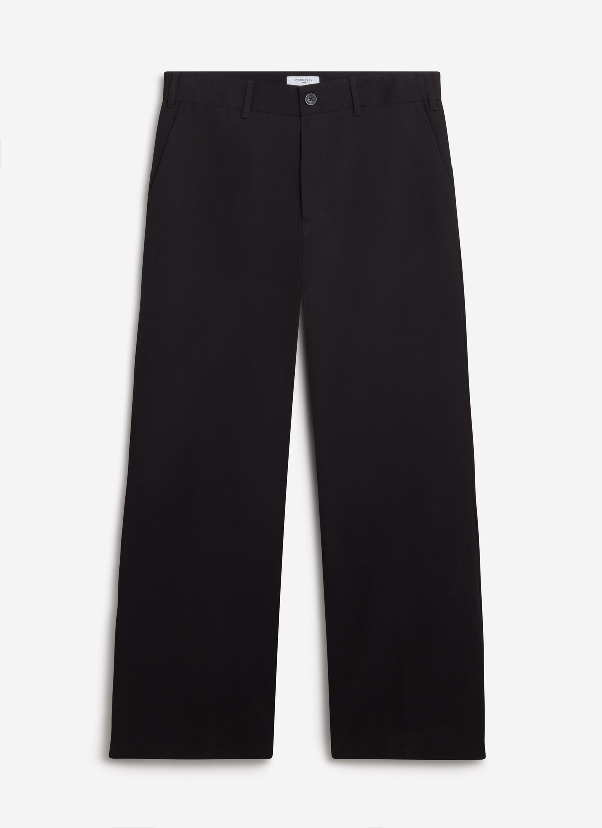 Men's Wide Leg Chino - Cotton - Black