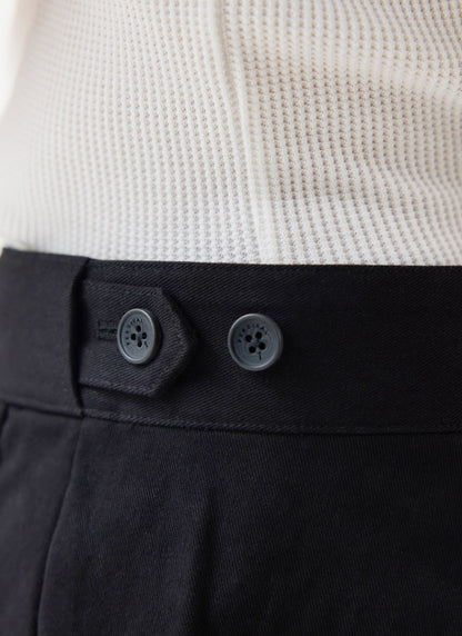 Men's Straight Leg Chino - Cotton - Black