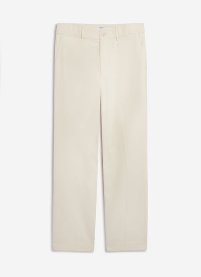 Men's Straight Leg Chino - Cotton - Ecru Cream