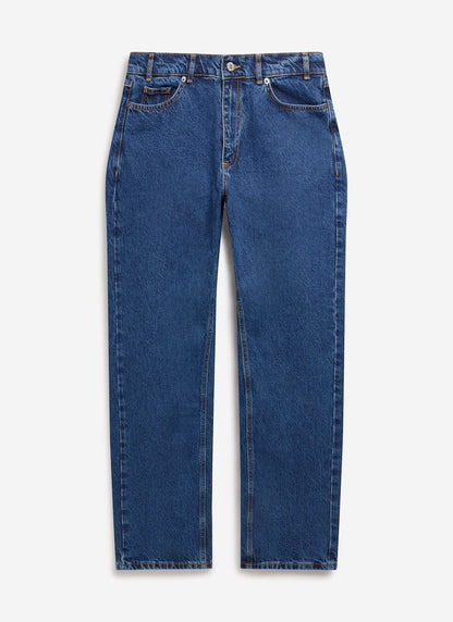 Men's Straight Leg Denim Jeans - BCI Cotton - Mid Wash