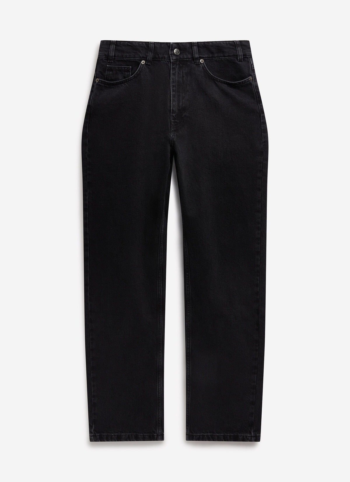 Men's Straight Leg Denim Jeans - BCI Cotton - Black