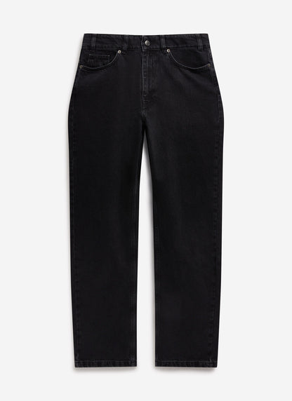 Men's Straight Leg Denim Jeans - BCI Cotton - Black
