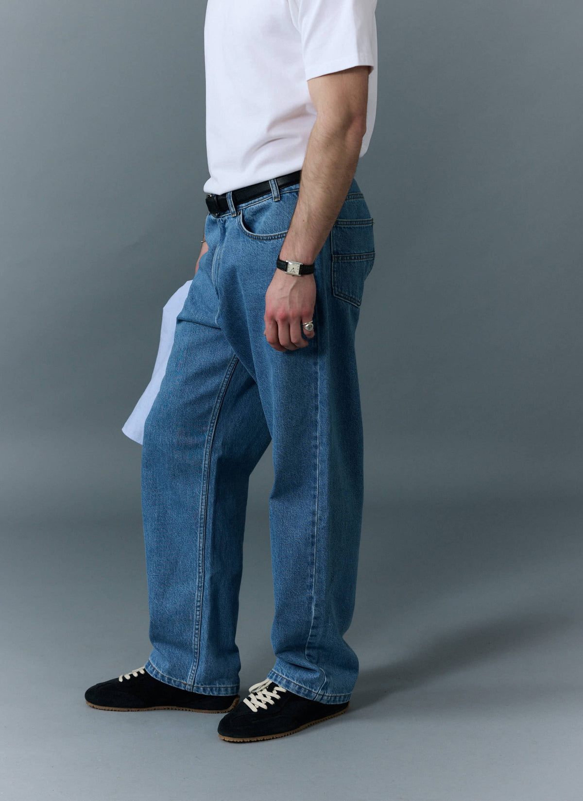 Percival Men's Relaxed Fit Jeans - Denim - Light Wash Blue