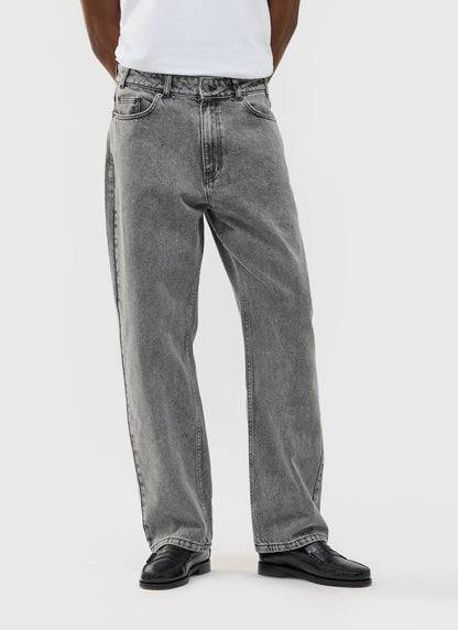 Percival Men's Relaxed Fit Jeans - Denim - Warm Grey Wash