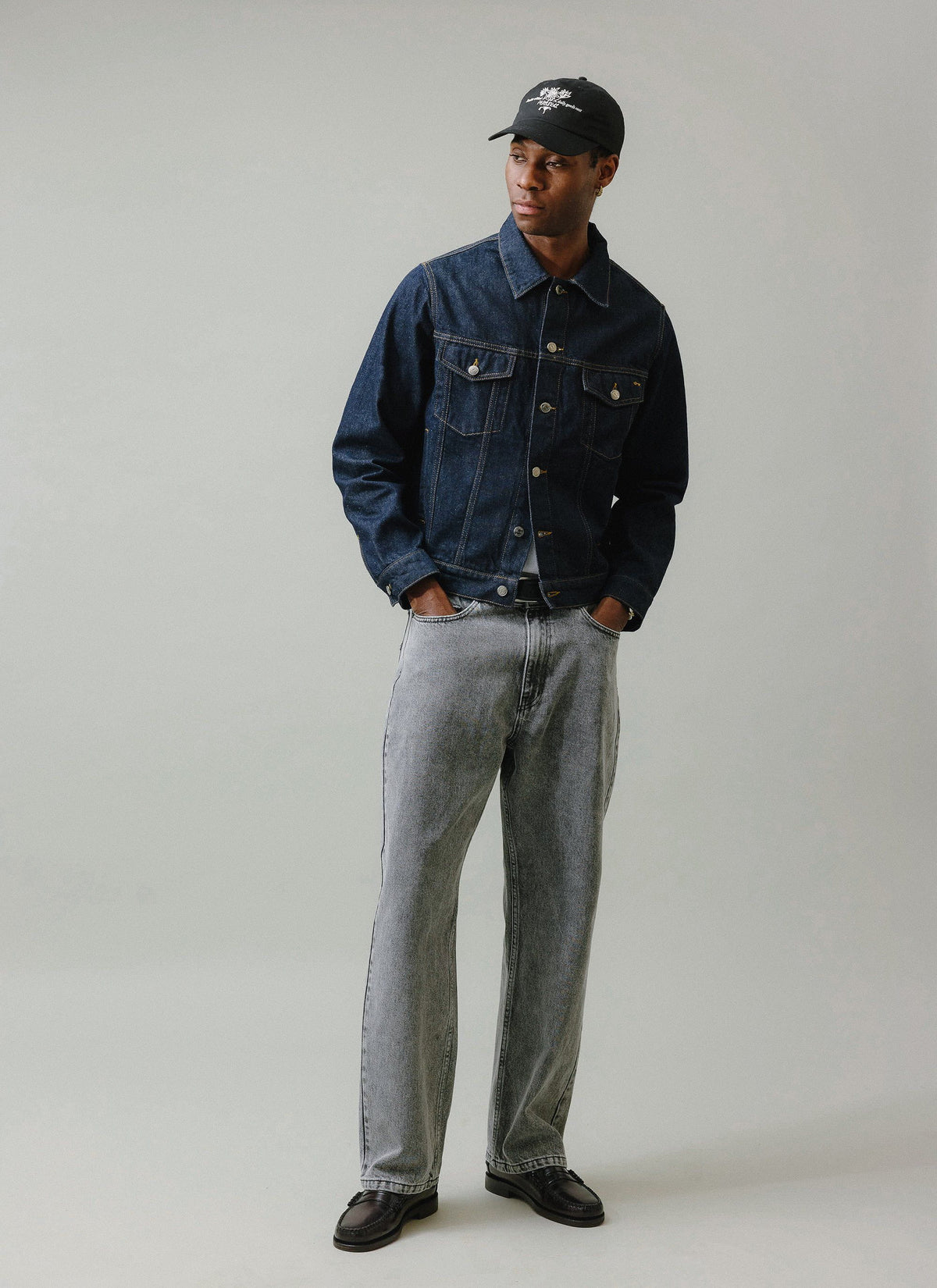 Percival Men's Relaxed Fit Jeans - Denim - Warm Grey Wash