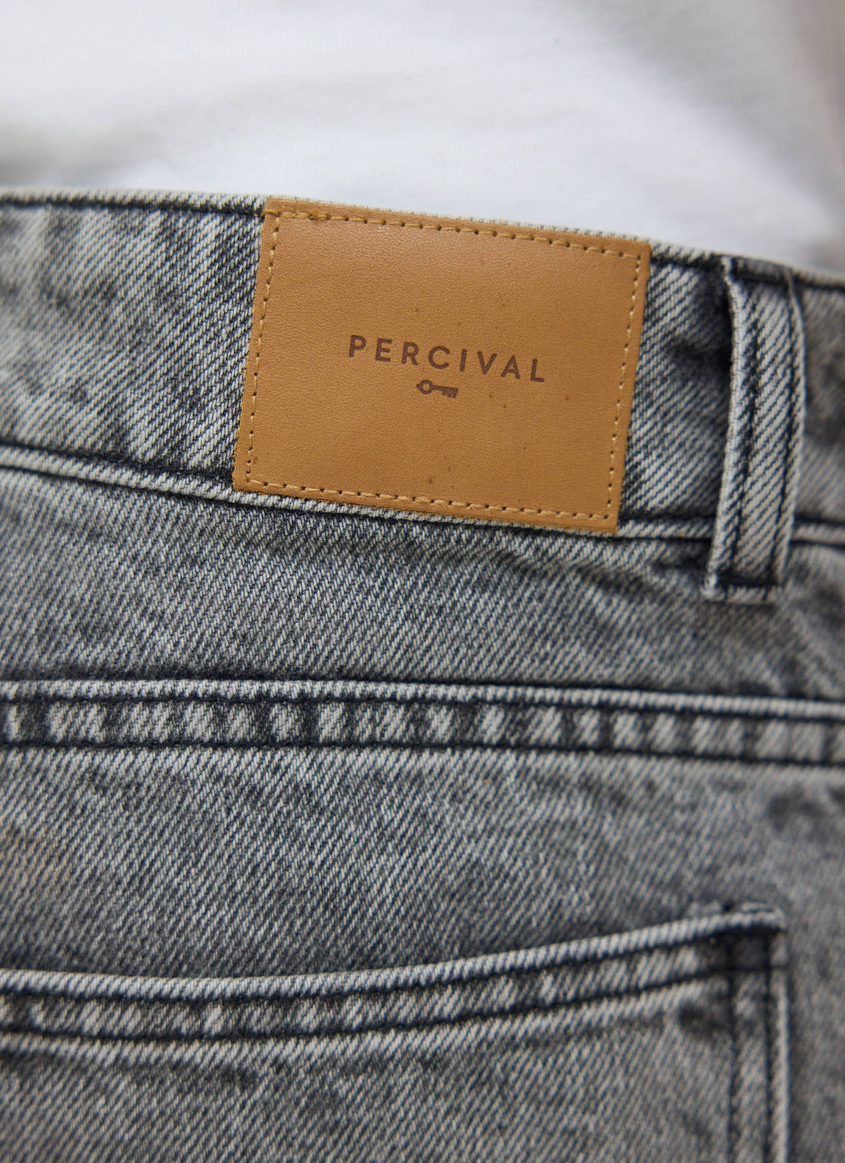 Percival Men's Relaxed Fit Jeans - Denim - Warm Grey Wash