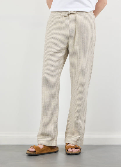 Sorrento Linen Trousers - Cotton Linen - Cream