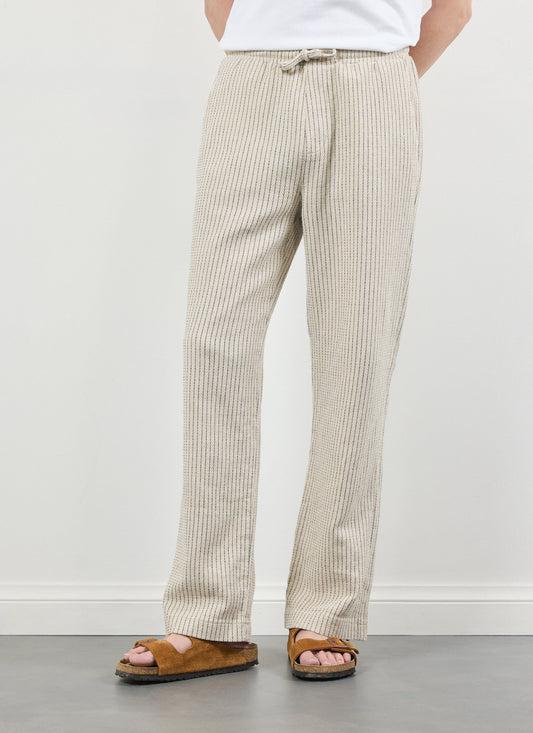 Sorrento Linen Trousers - Cotton Linen - Cream