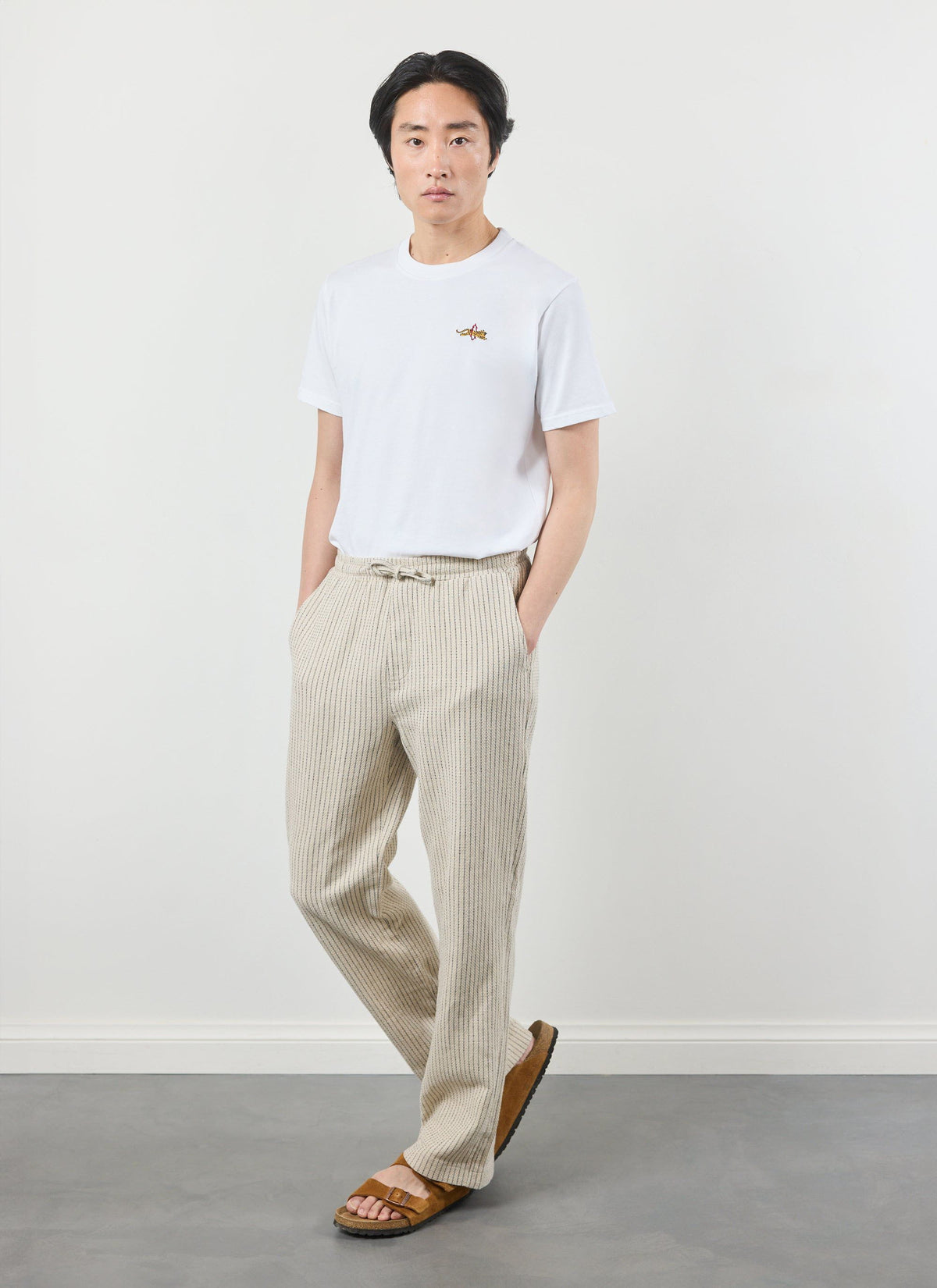 Sorrento Linen Trousers - Cotton Linen - Cream