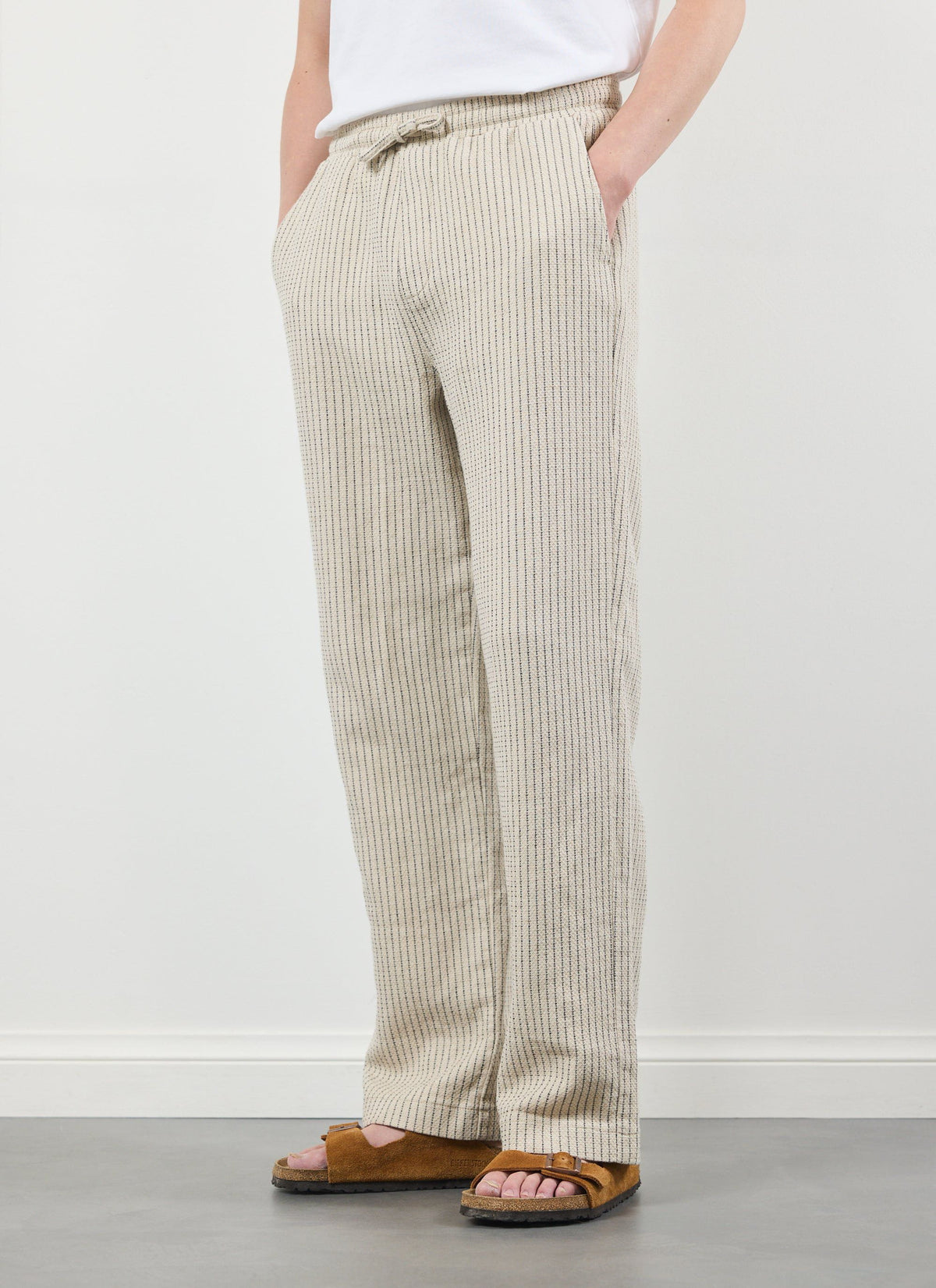 Sorrento Linen Trousers - Cotton Linen - Cream