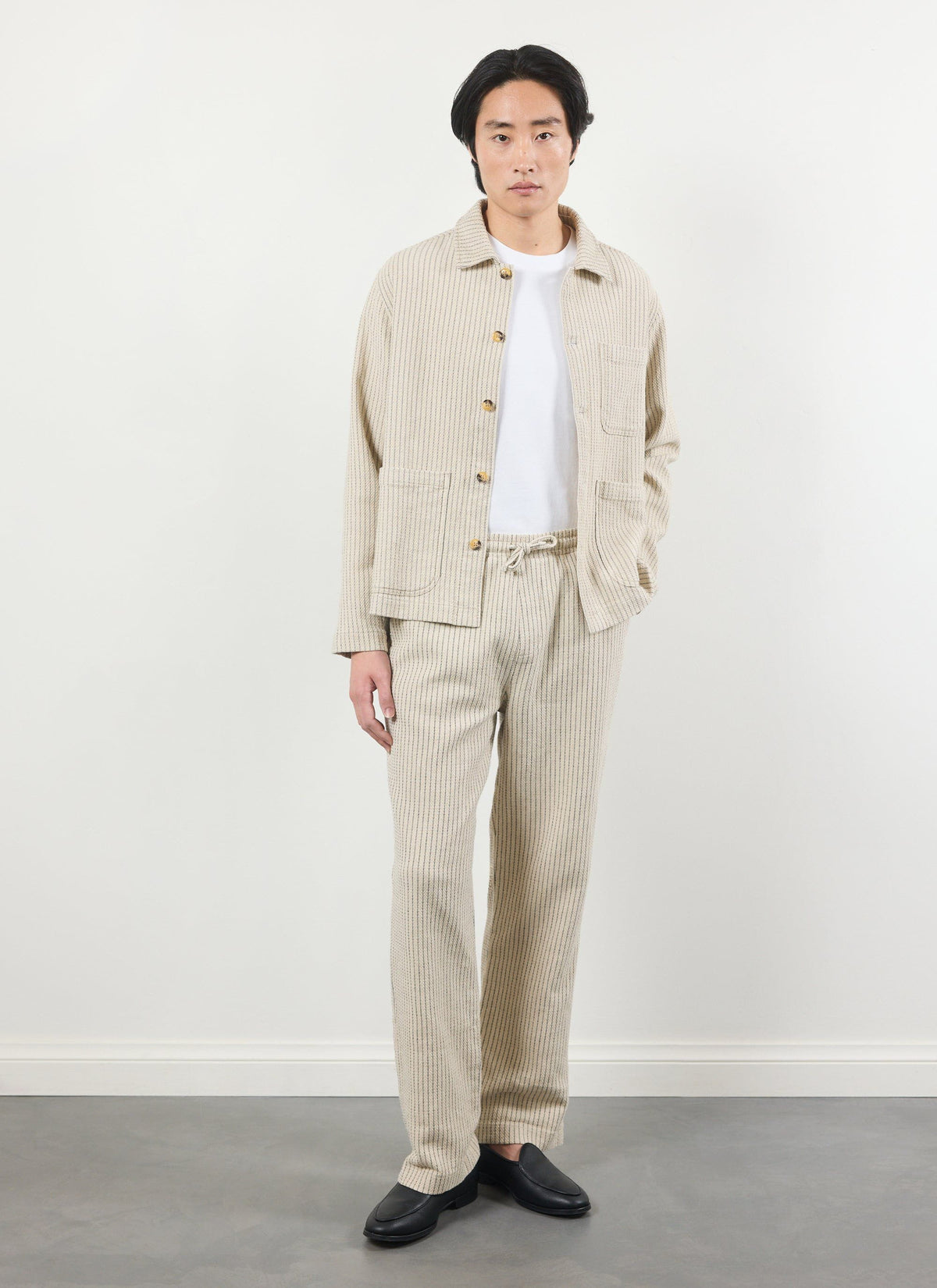 Sorrento Linen Trousers - Cotton Linen - Cream