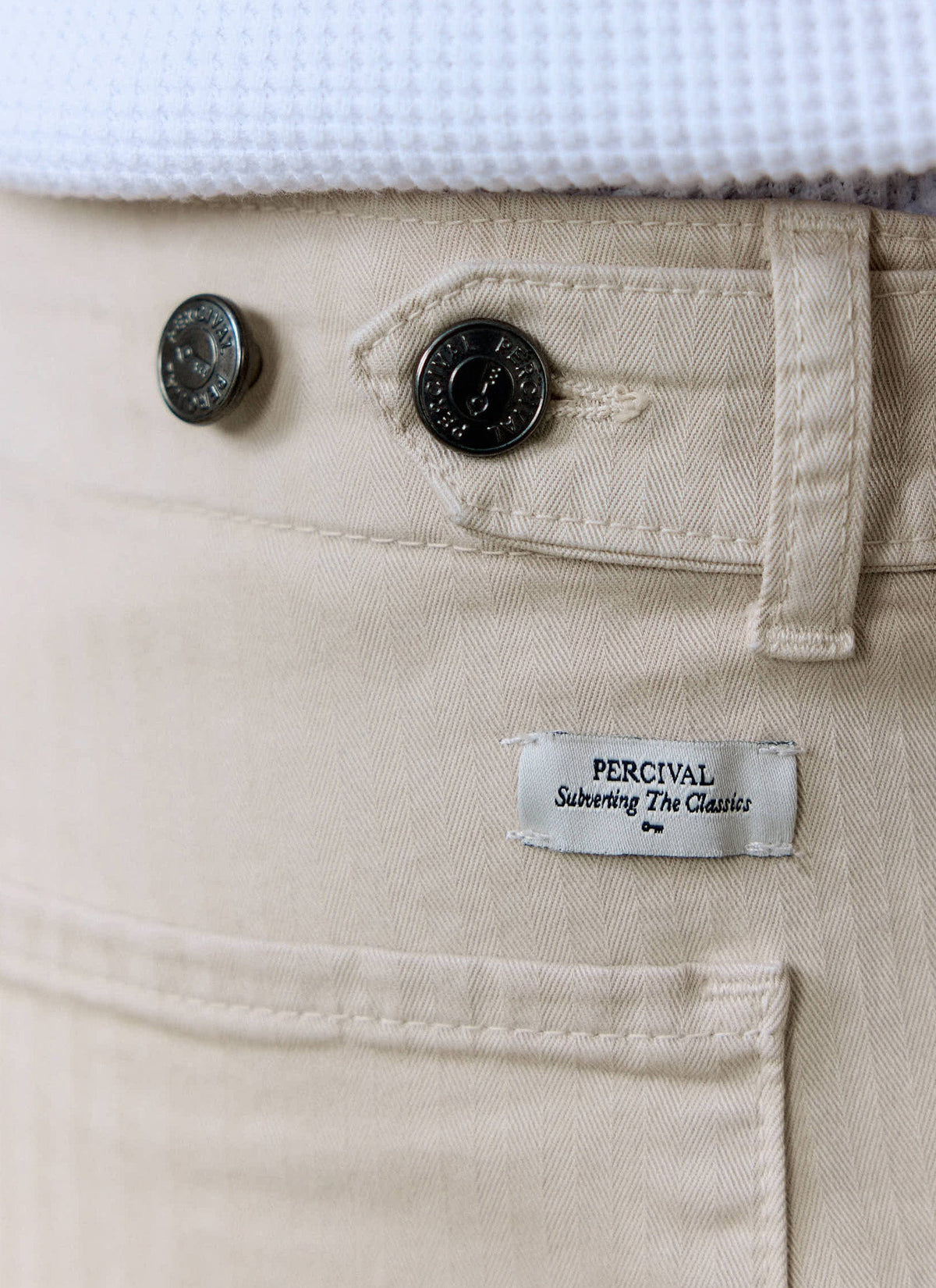 Men's Carpenter Trousers - Cotton - Cream