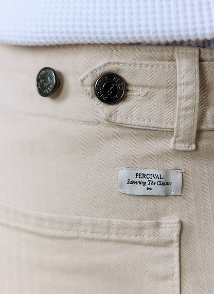 Men's Carpenter Trousers - Cotton - Cream