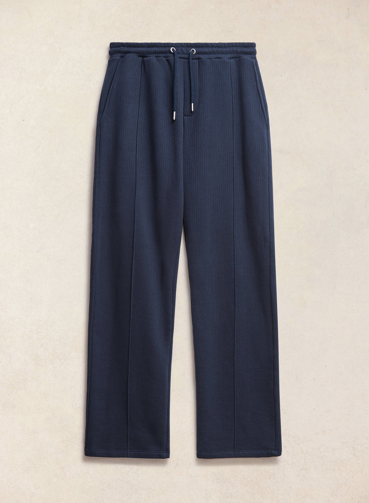 Conrad Straight Leg Trackpants - Navy Cotton - Percival