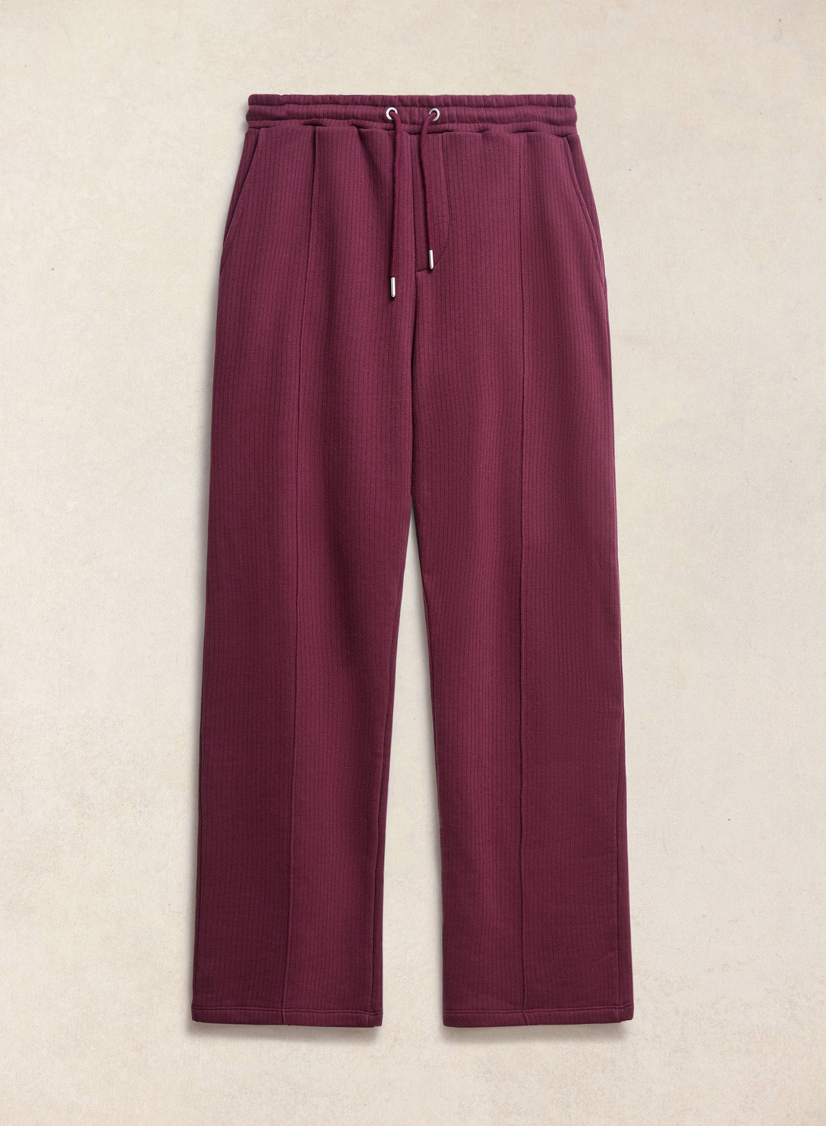 Men's Conrad Trackpants - Burgundy Cotton - Percival