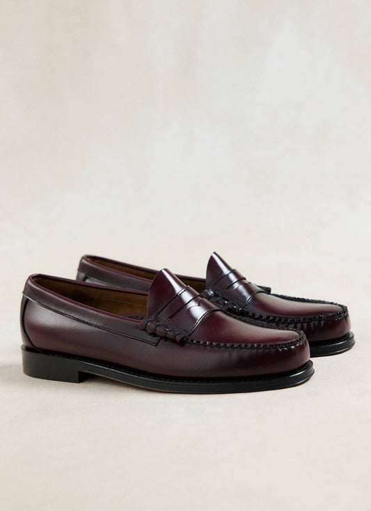 G.H. Bass Weejun Larson Penny Loafers - Wine Leather - Percival