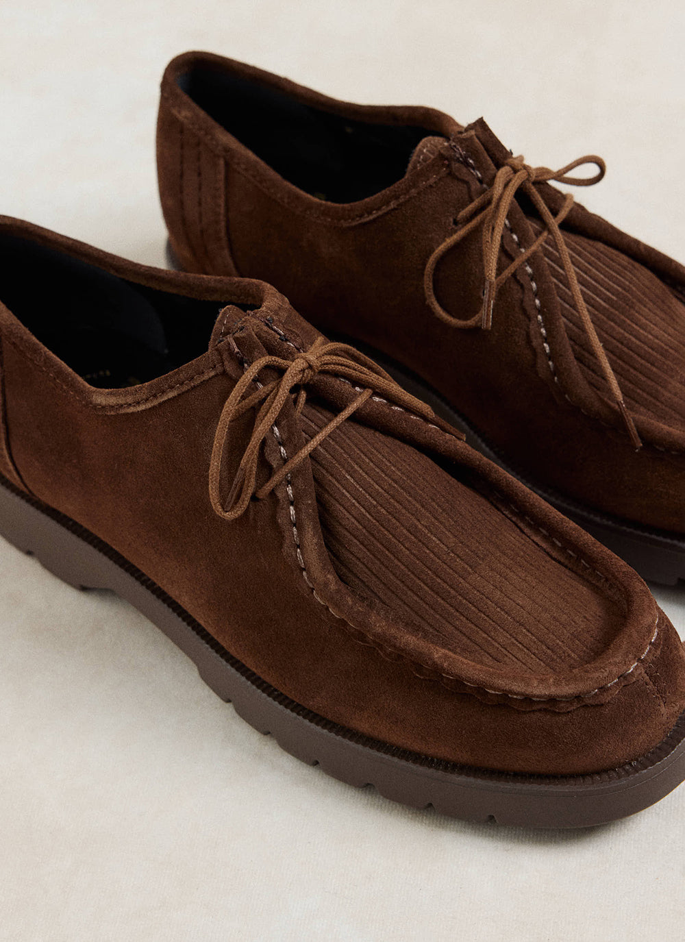 Kleman Padrini V Cord Shoes - Brown Suede - Percival