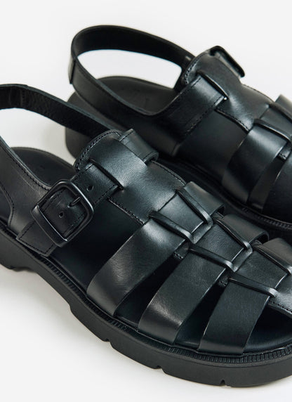 Men's Fisherman Sandals - Kleman Babord VGT Black