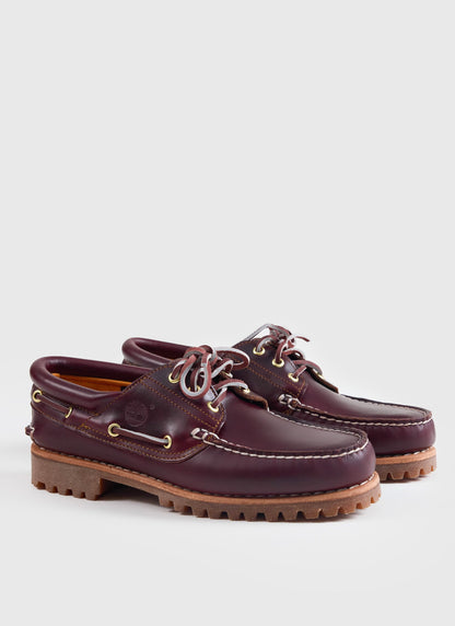 Men's Boat Shoe - Timberland Authentic - Burgundy Leather